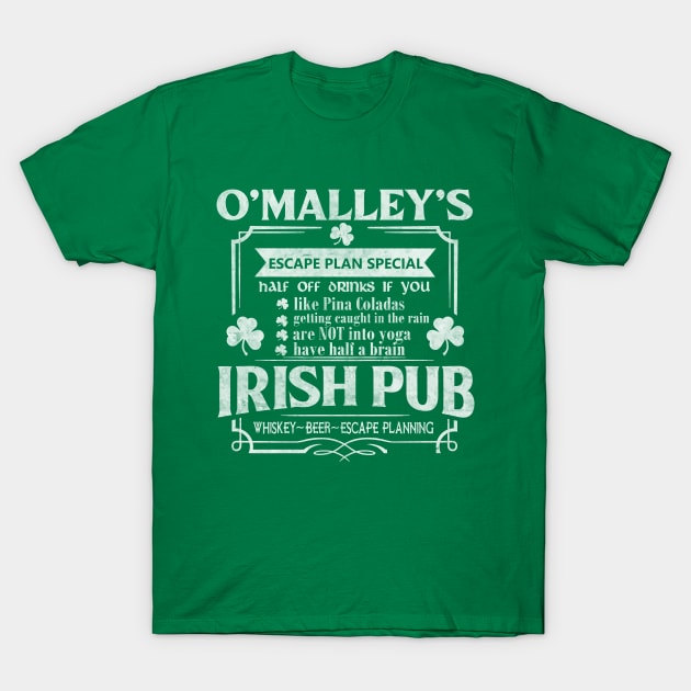 O'Malley's Irish Pub T-Shirt by Bigfinz